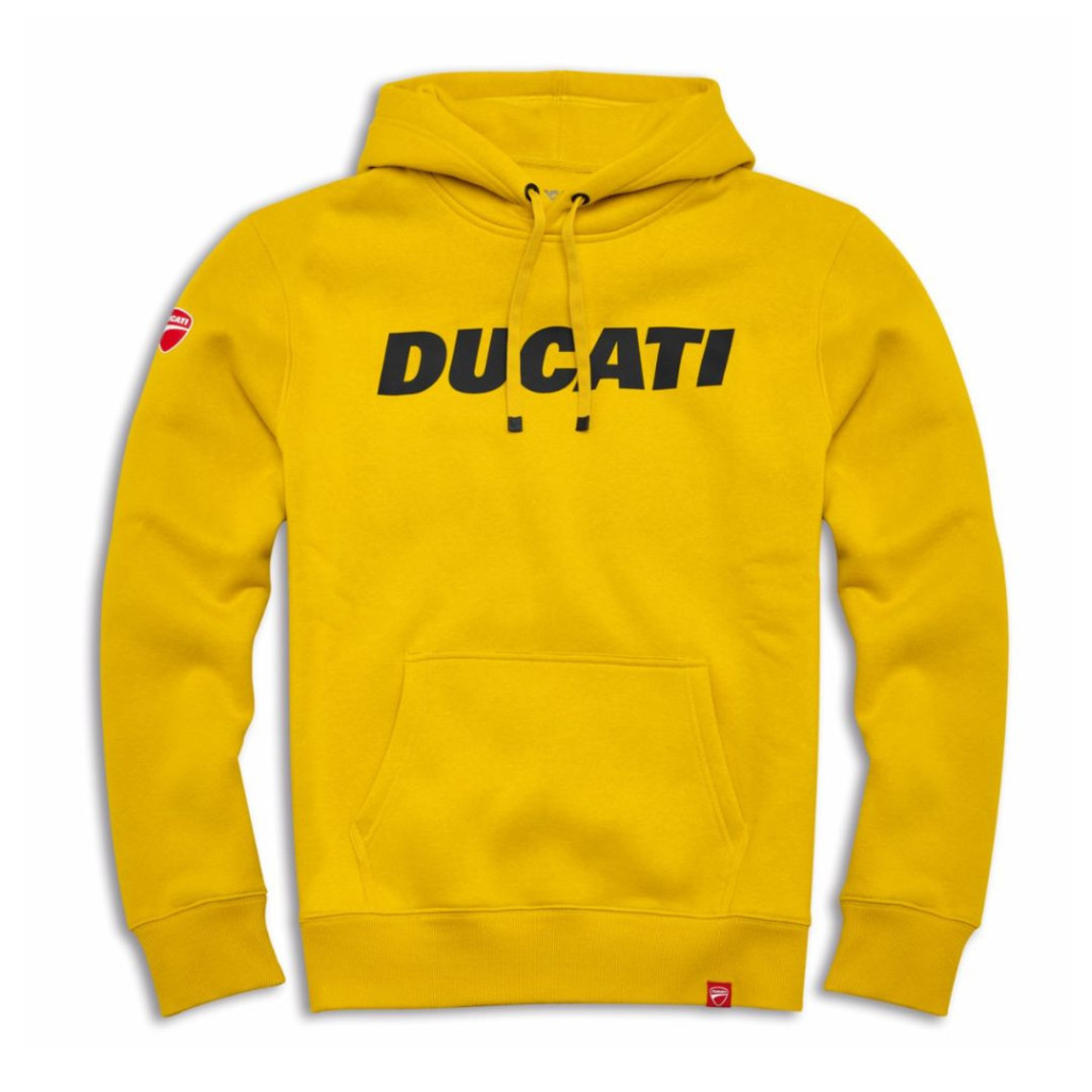 SUDADERA DUCATI LOGO Yellow