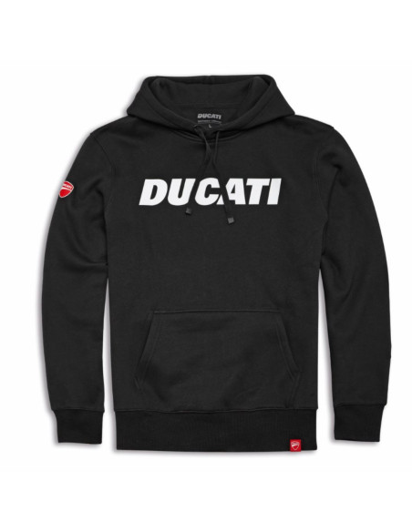SUDADERA DUCATI LOGO Negro