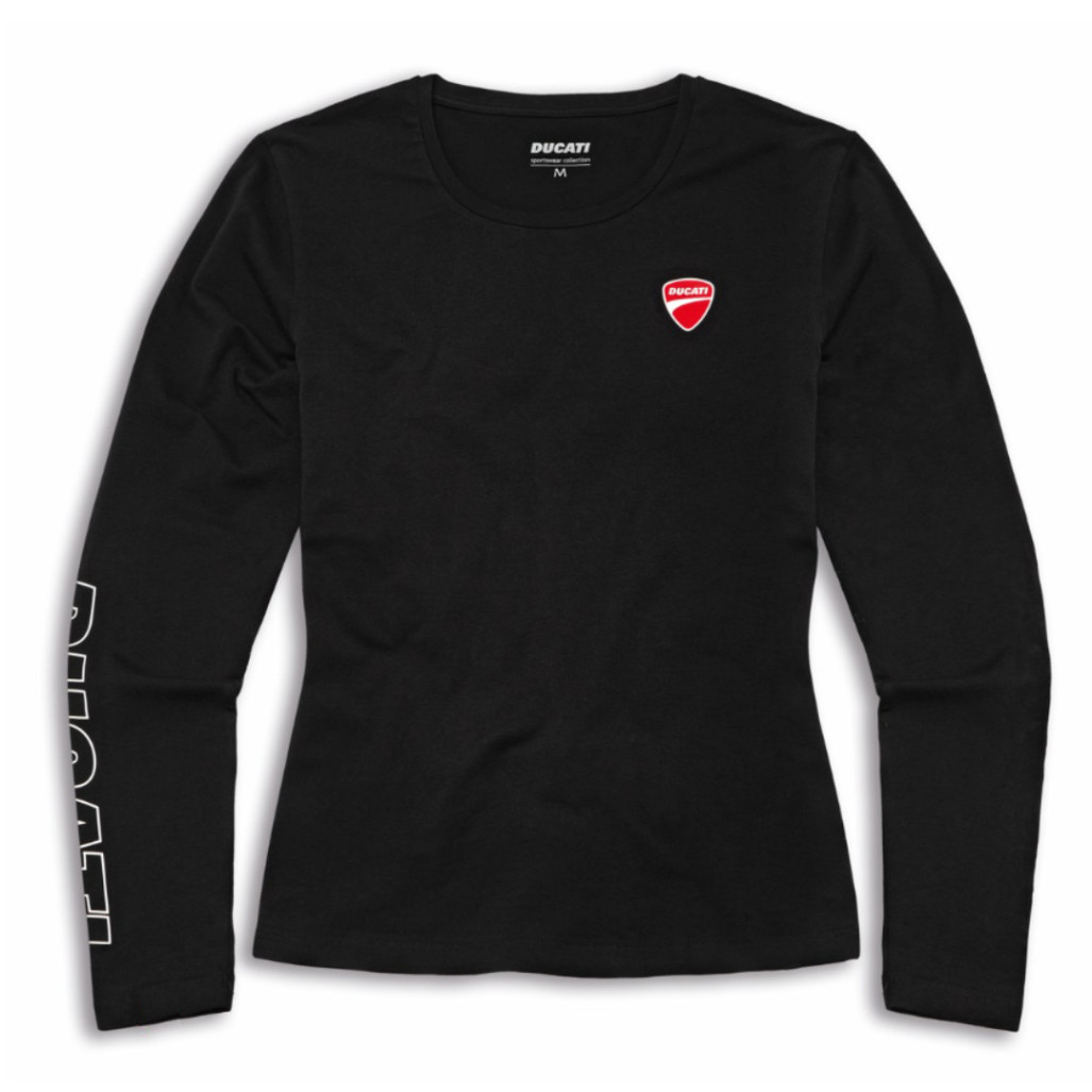 SUDADERA DUCATIANA LARGA Black - Mujer