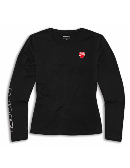 SUDADERA DUCATIANA LARGA Black - Mujer
