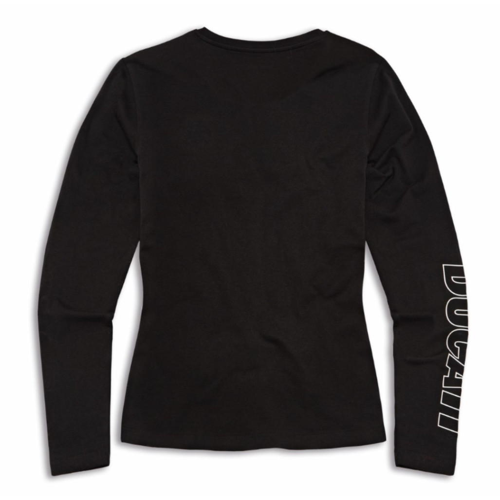 SUDADERA DUCATIANA LARGA Black - Mujer