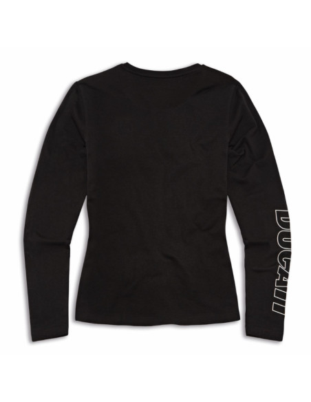 SUDADERA DUCATIANA LARGA Black - Mujer