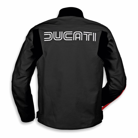 copy of copy of CHAQUETA DE PIEL DUCATI CORSE C6 - White&Red