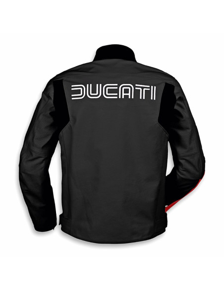 copy of copy of CHAQUETA DE PIEL DUCATI CORSE C6 - White&Red