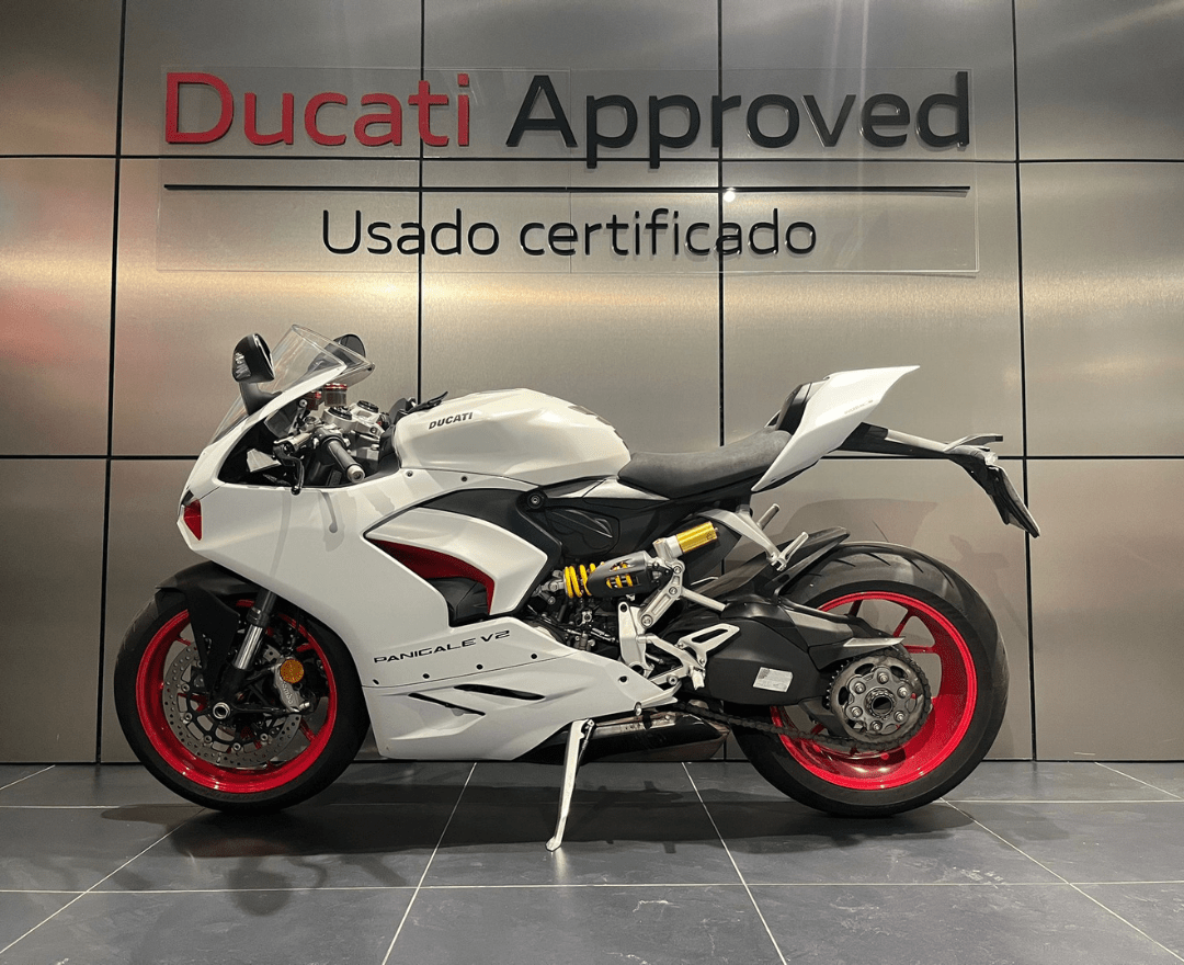 PANIGALE V2 White Rosso