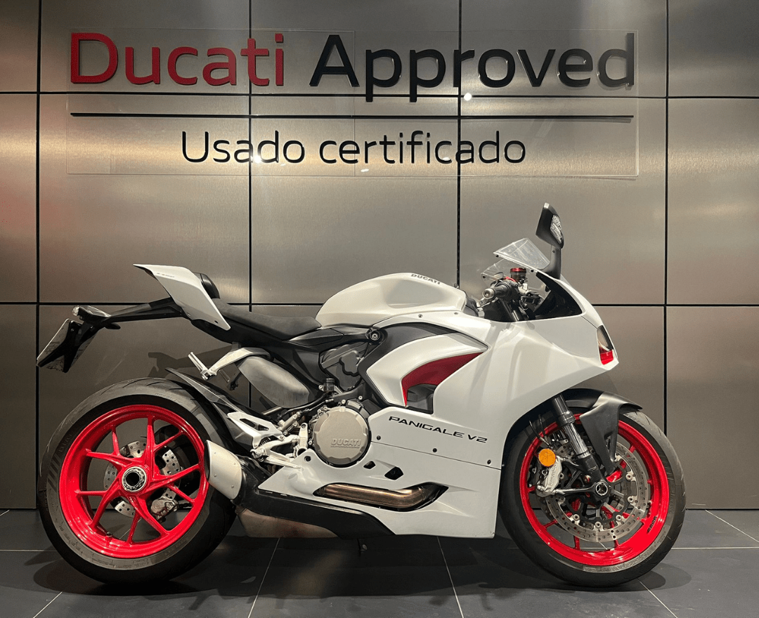 PANIGALE V2 White Rosso
