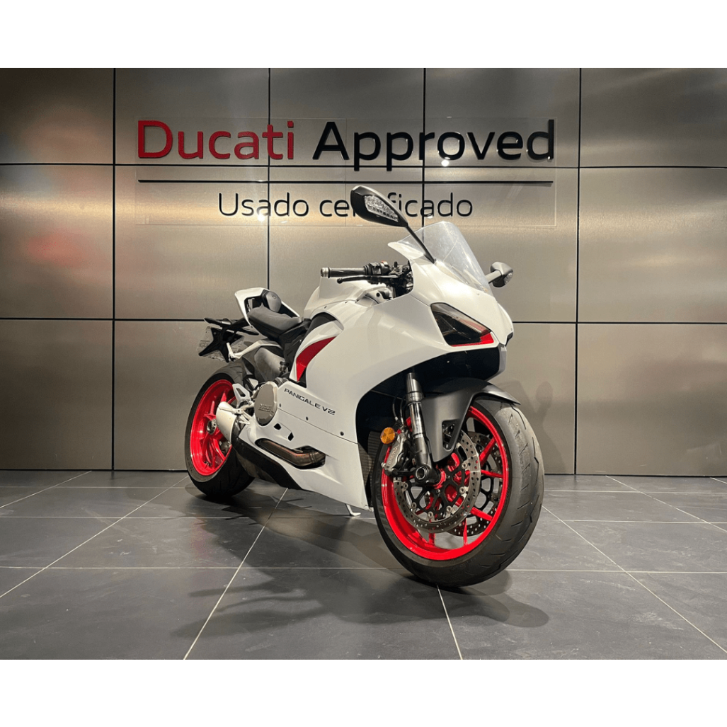 PANIGALE V2 White Rosso