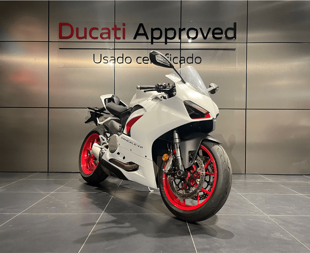 PANIGALE V2 White Rosso