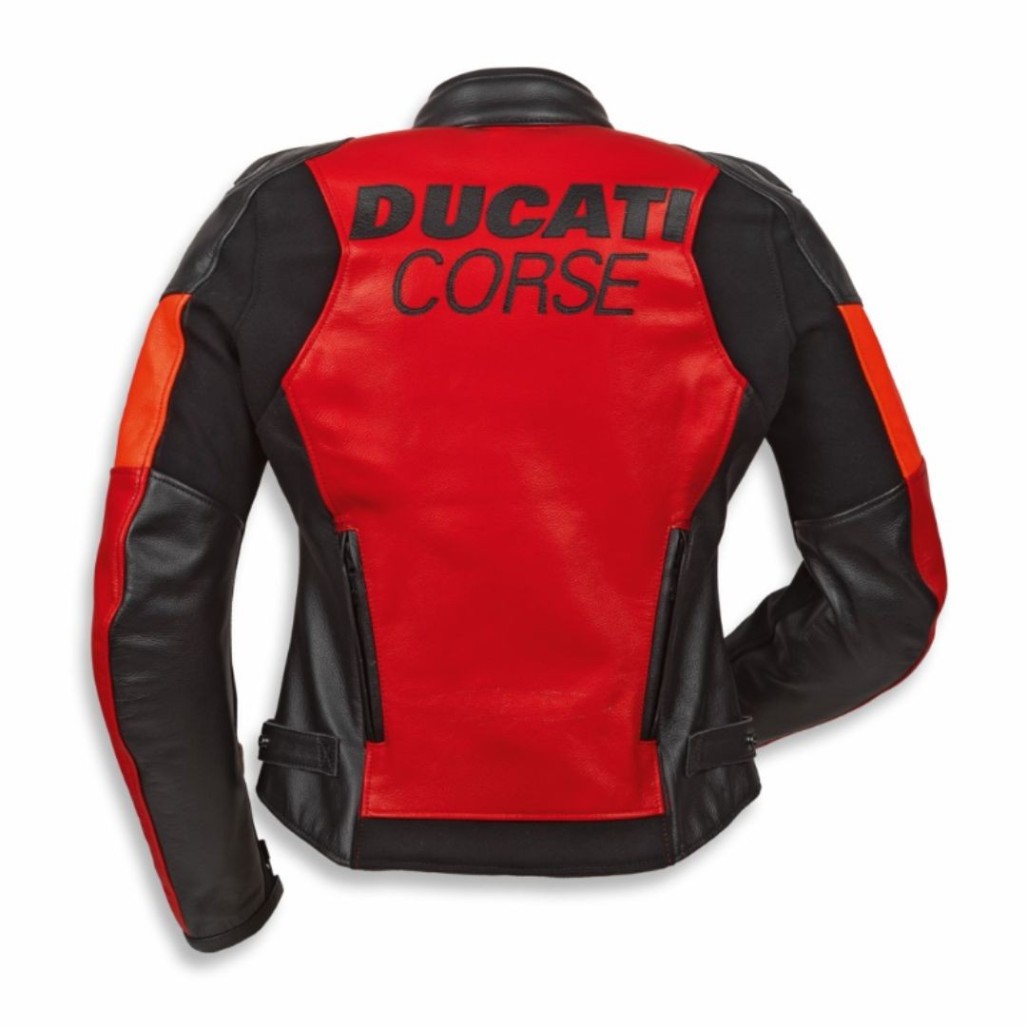 copy of copy of copy of copy of copy of copy of copy of copy of CHAQUETA DE PIEL DUCATI CORSE C6 - White&Red