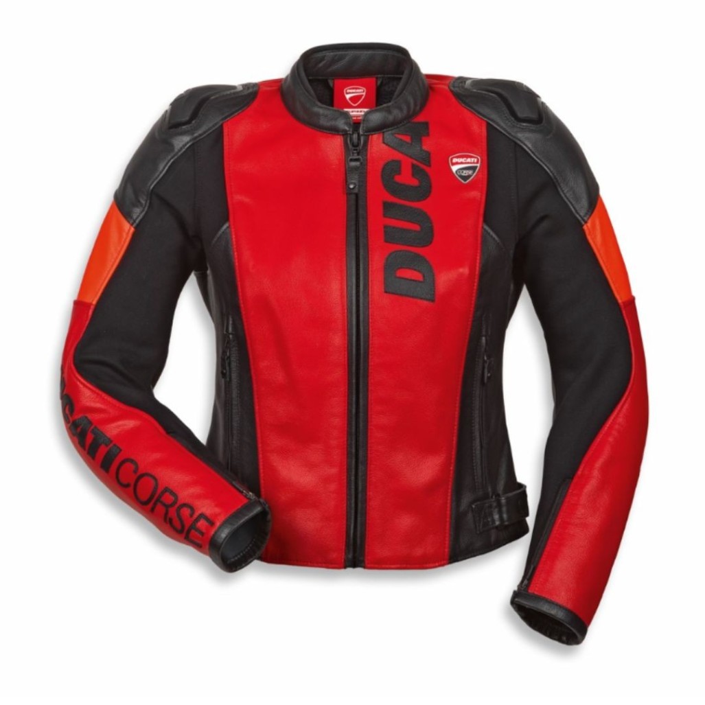 copy of copy of copy of copy of copy of copy of copy of copy of CHAQUETA DE PIEL DUCATI CORSE C6 - White&Red