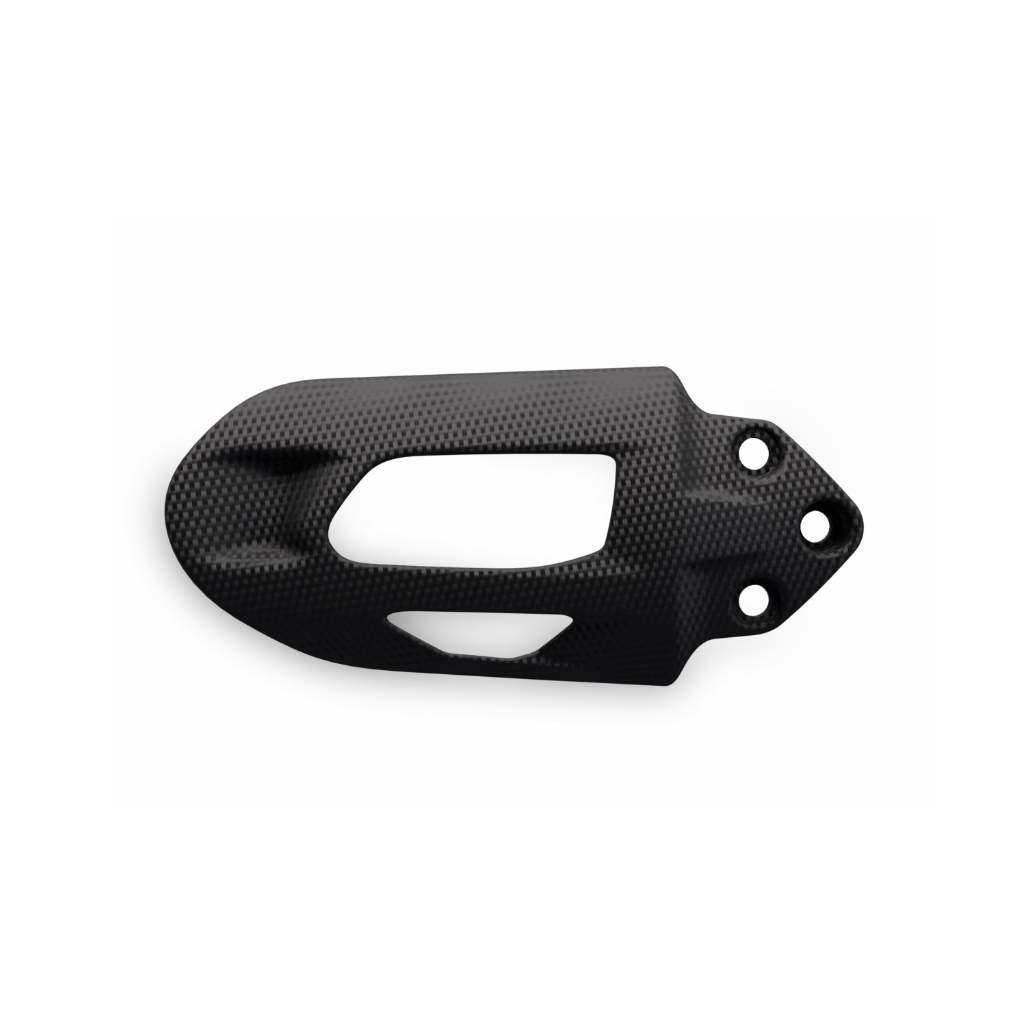 Protector de carbono para amortiguador trasero