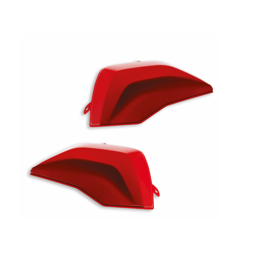 Cover para maletas laterales de plástico Rojo