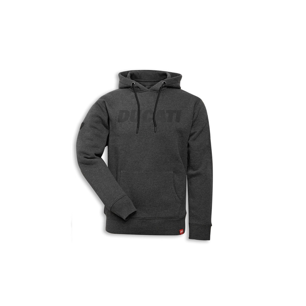 SUDADERA DUCATI LOGO Gris