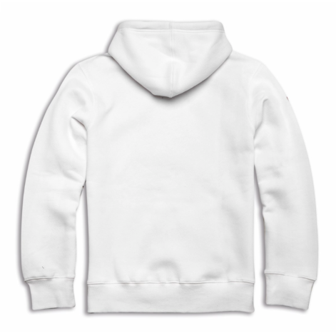 SUDADERA CON CAPUCHA ESSENTIAL BLANCA