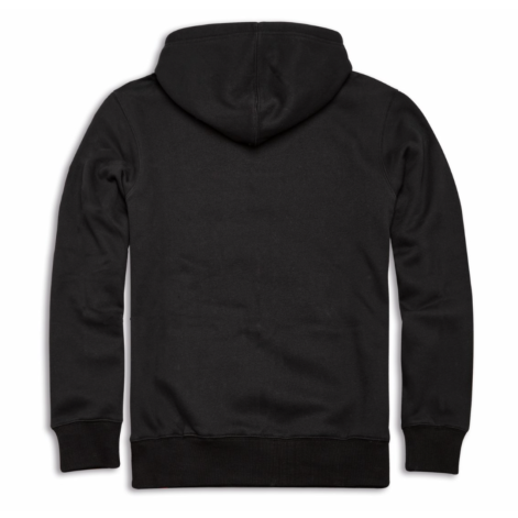 SUDADERA CON CAPUCHA ESSENTIAL NEGRA
