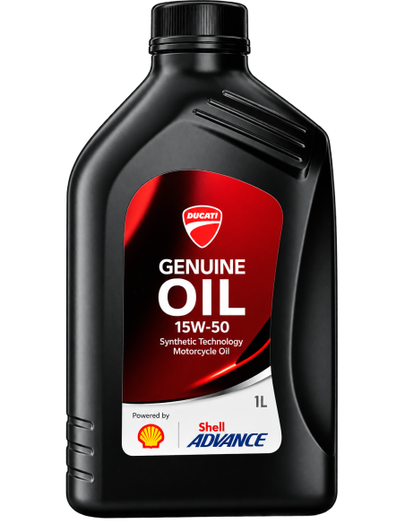 ACEITE SHELL ADVANCE DUCATI Genuine Oil 15W/50 1L
