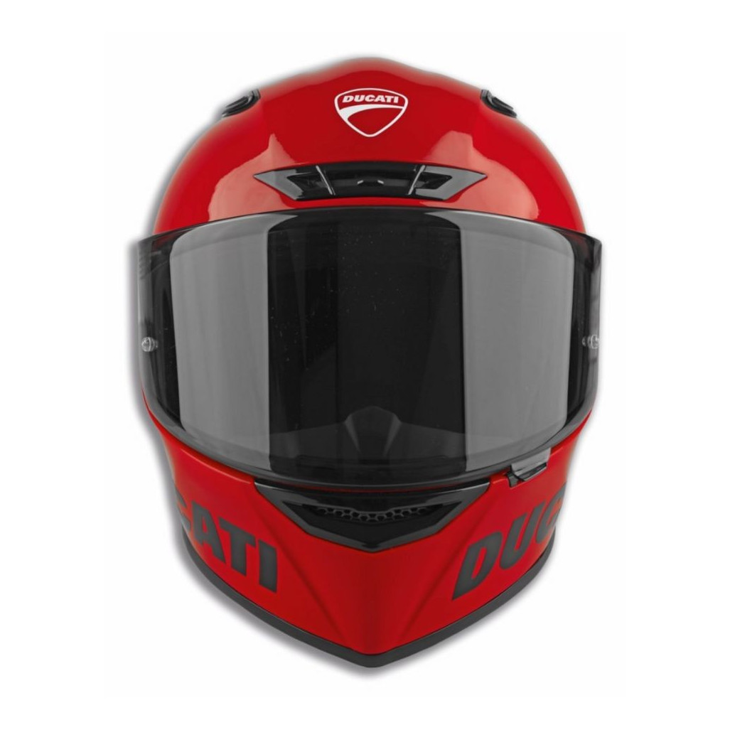 CASCO INTEGRAL DUCATI LOGO Red