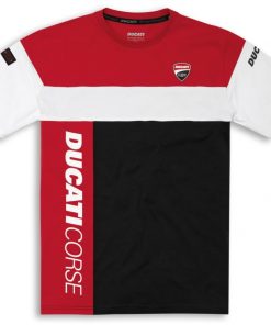 Original Ducati Corse 17 Speed camisa camiseta de manga corta NEGRO nuevo original 