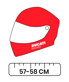 raspador Paloma Escrutinio ▷ Como saber la medida y talla de casco de moto || DUCATI ®